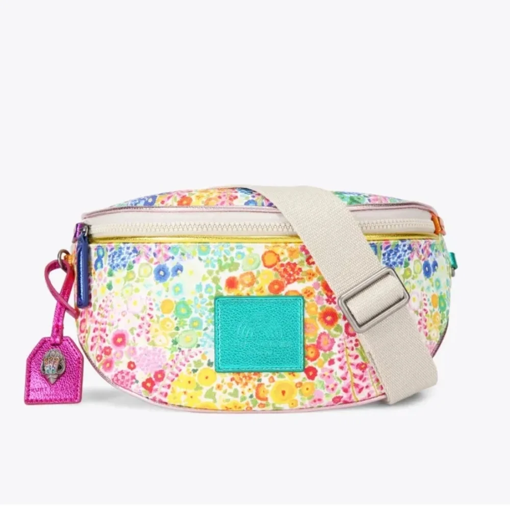 Kurt Geiger Limited Edition Floral Couture Southbank Belt Bag w/Dustbag, NWT - Picture 1 of 4